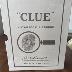 Clue Vintage Bookshelf Edition Board Game