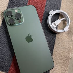 New Unlocked Apple iPhone 13 Pro Max Green 256gb 100% Battery Health Bonus New Case & Screen Protector I Can Come To You 