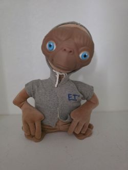 Vintage 11” Plush E.T. The Extra-Terrestrial with Vinyl Head by Applause