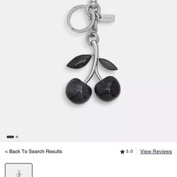 Coach 🍒 Black charm