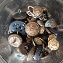 Antique Military And Civil Servant Uniform Buttons