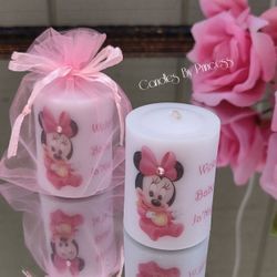 Set Of 12 ) Minnie Mouse Baby Shower Favors