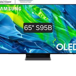 SAMSUNG 65" INCH OLED 4K SMART TV S95B ACCESSORIES INCLUDED 
