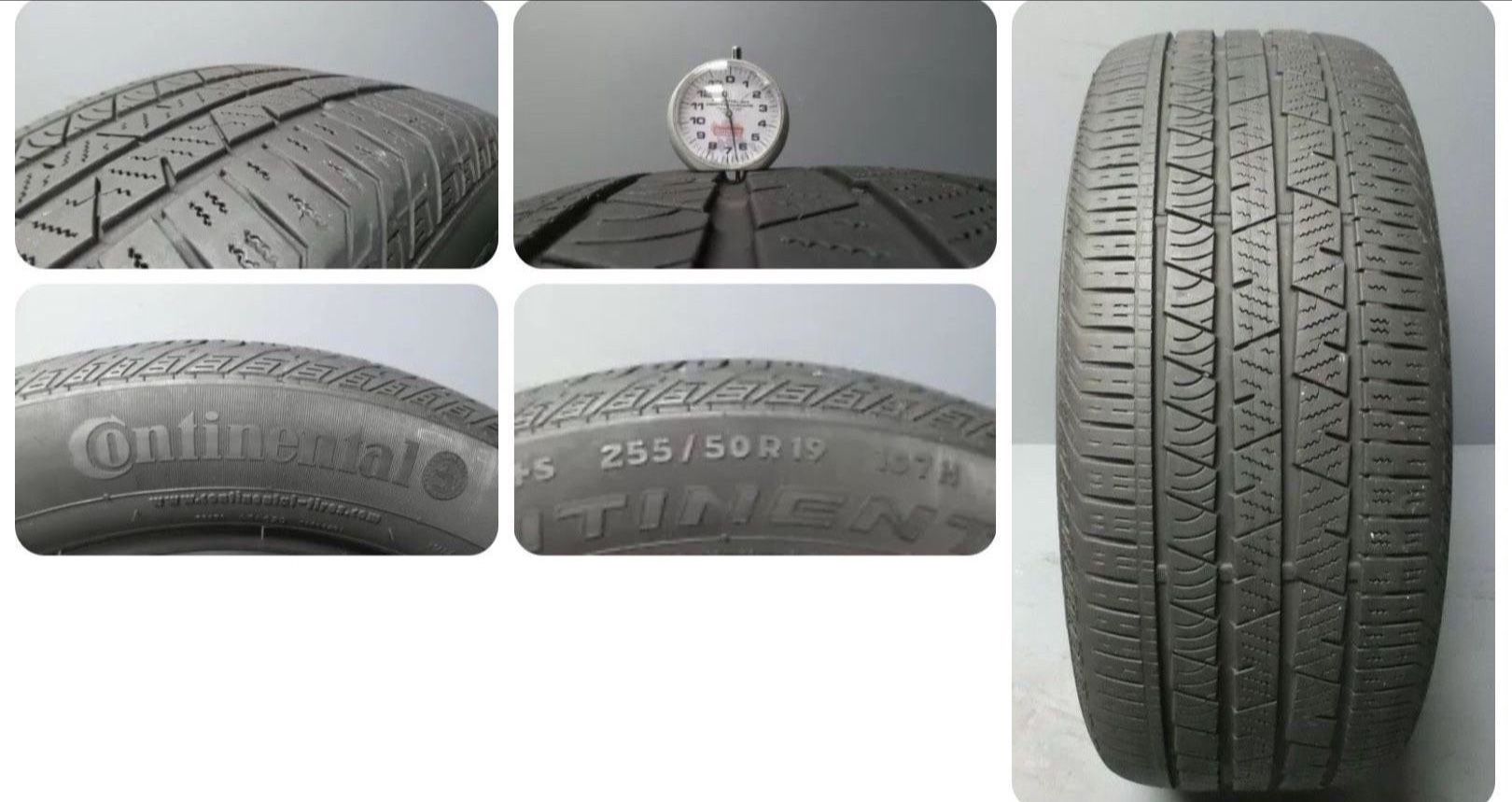 255 50 19 Continental Cross Contact LX Sport MO With 75% Tread 6/32 107H #11604 best Grade A Tires In Town