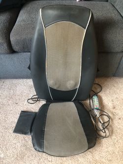 Massage seat with remote