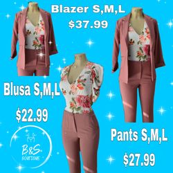 Blazer,top,pants, Saco,blusa,pantalon