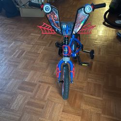 New  Huffy toddler Spider-Man bike