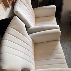 White Sofa Seats 