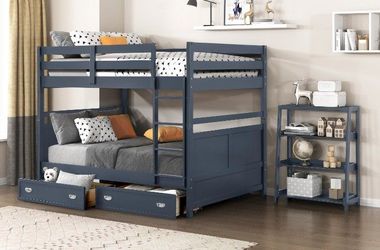 Contemporary bunk beds: Space saving solution in various color