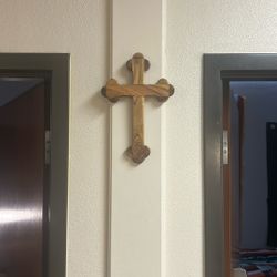 Handmade Wooden Catholic Cross