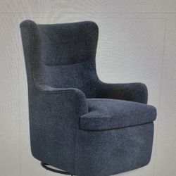 Swivel Rocker  Accent Chair  Navy