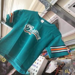 Dolphins Kids Football Jersey Size S 5/6 Year Old
