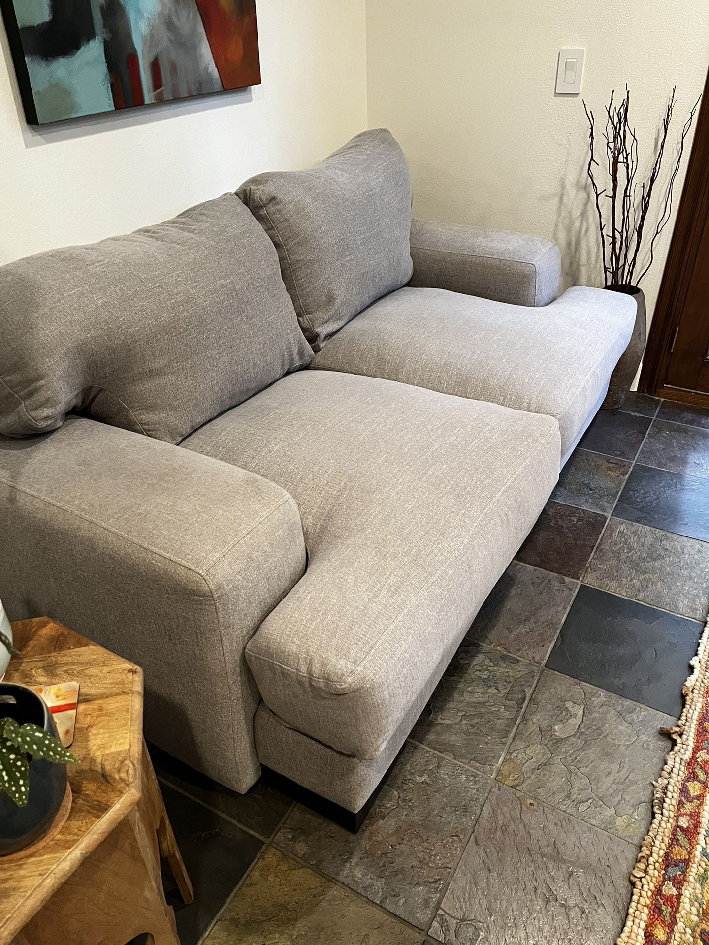 Small Couch. Light Gray