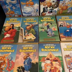 Vintage Rocky & Bullwinkle VHS Set 
