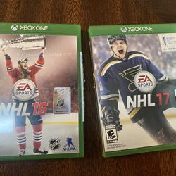 NHL 16 And 17 EA Sports, Microsoft Xbox One