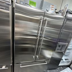 Kitchen Aid 42”built In Fridge Same Day Delivery 🚚 