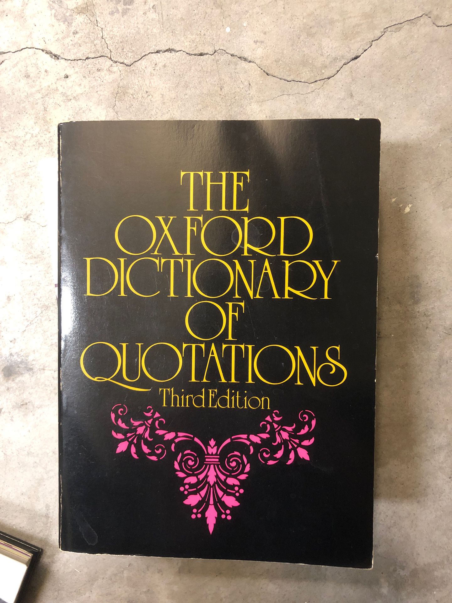 Oxford Dictionary of Quotations 3rdEdition