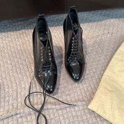 Burberry Patent Leather Booty