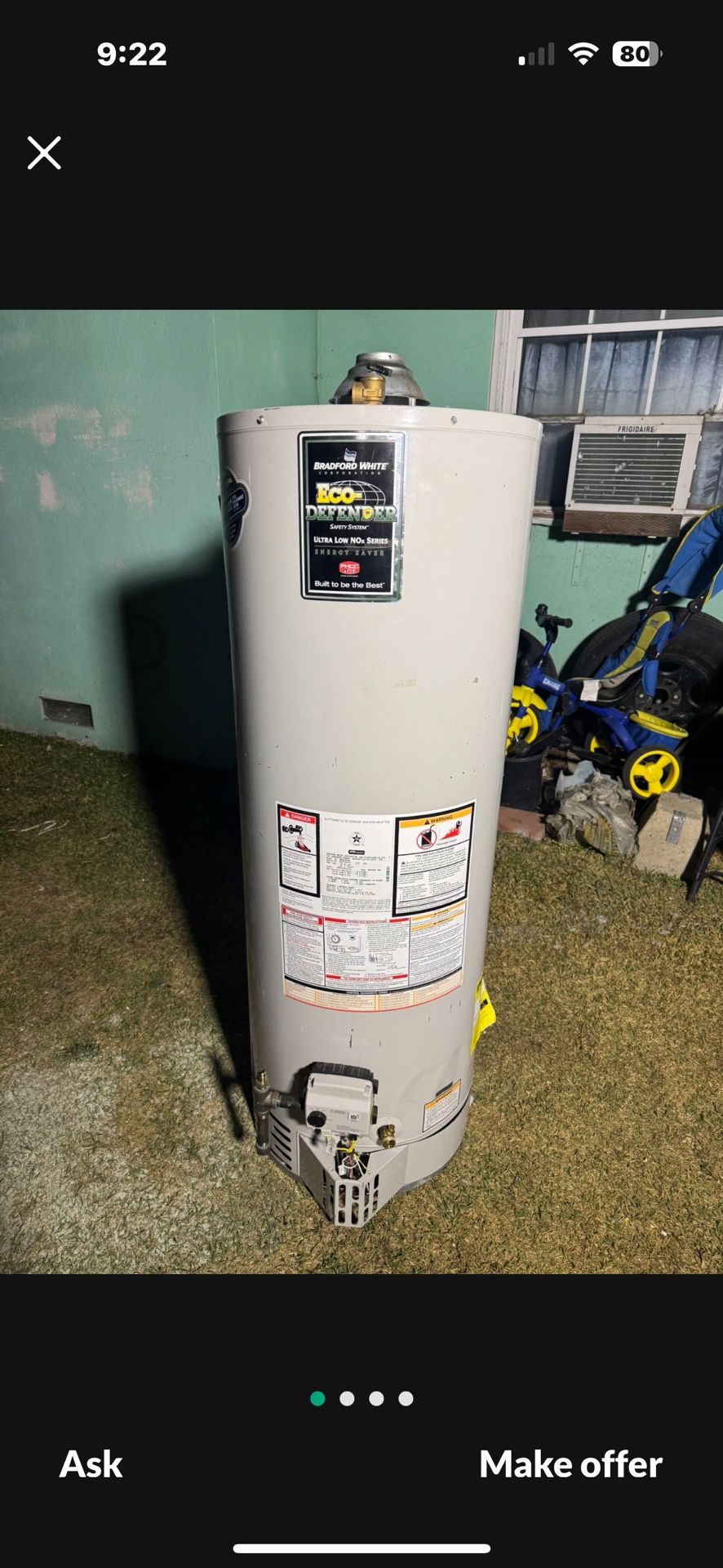 Water Heater 40 Galones