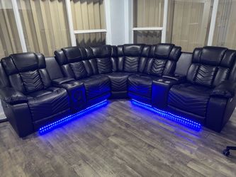 Brand New Power Reclining Sectional Sofa / Sofa Electrico Reclinable Nuevo a Estrenar … Fast delivery 🚚