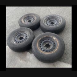 4 —- 225/75r16 6x139.7 6x5.5 Stock Yukon Tahoe Tacoma 4runner Tundra Rims Wheels With  Tires!!!