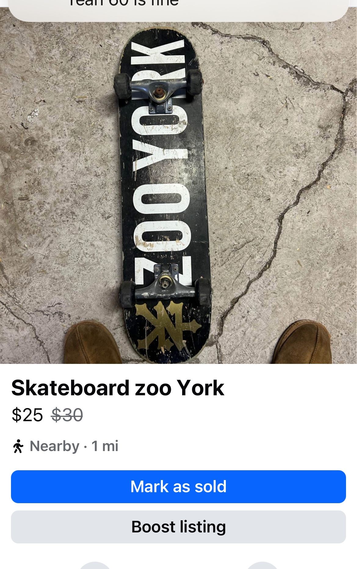 Zoo York Skateboard