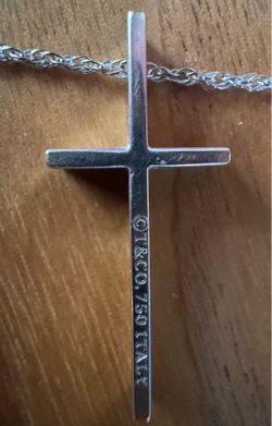 Tiffany & Co. Metro Cross Pendant