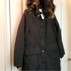 BRAND NEW GAP Women’s Winter Parka Black S