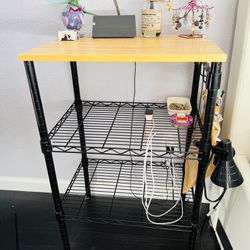 Night Stand with Shelves