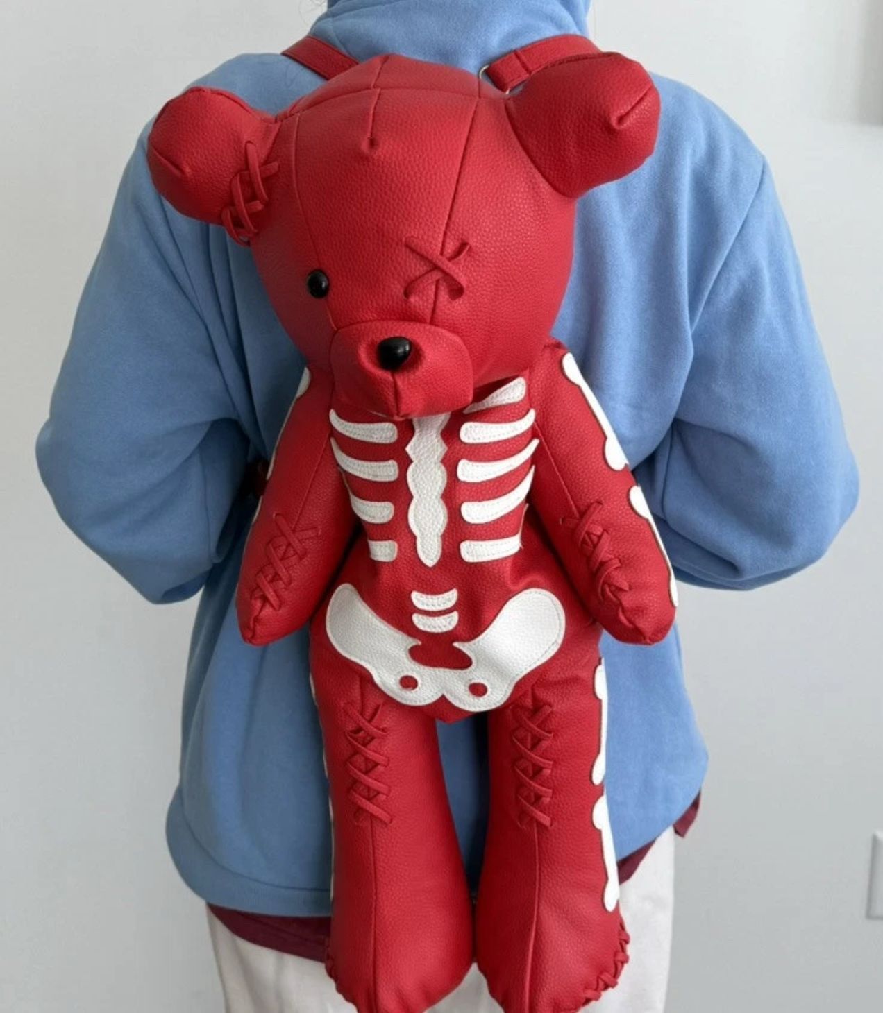 Red Skeleton Beer Backpack,New Products : American Fashion Style Bags On Sale
