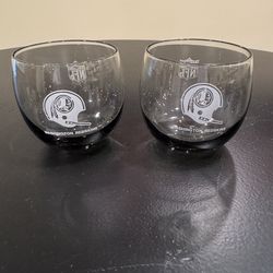 Vintage Washington Redskins Glasses (Set of 2)