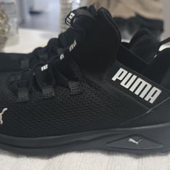 Puma Kids Shoes Size 2 Black – Good Condition