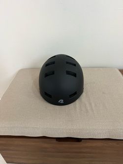 New Matte Black Bike Helmet with Vents Med Size