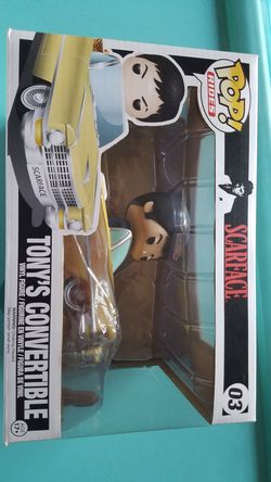 Tony's Convertible: Funko POP! Rides x Scarface Vinyl Figure for