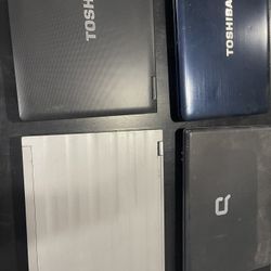 4 Working Laptops