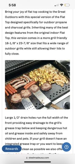 Blackstone Flat Top Grill