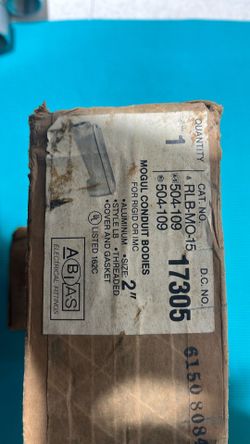 2 inch Mogul Conduit LB cat# RLB-MO-15 (New in Box)
