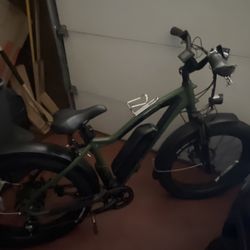 Green Electric Power Bike