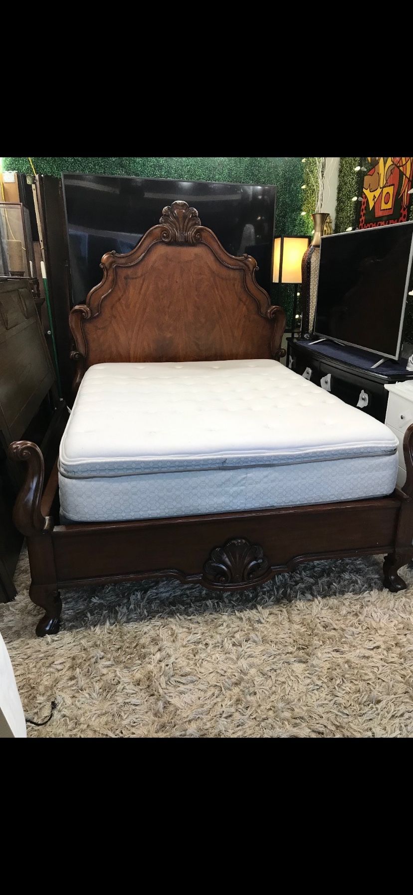Queen Bed Frame And Mattress