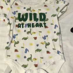 Infant Dino Onesie Shirt Twin-Pack