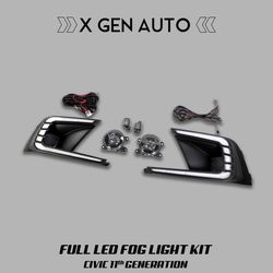 FULL LED FOG LIGHT KIT V2 for 11 Gen Civic