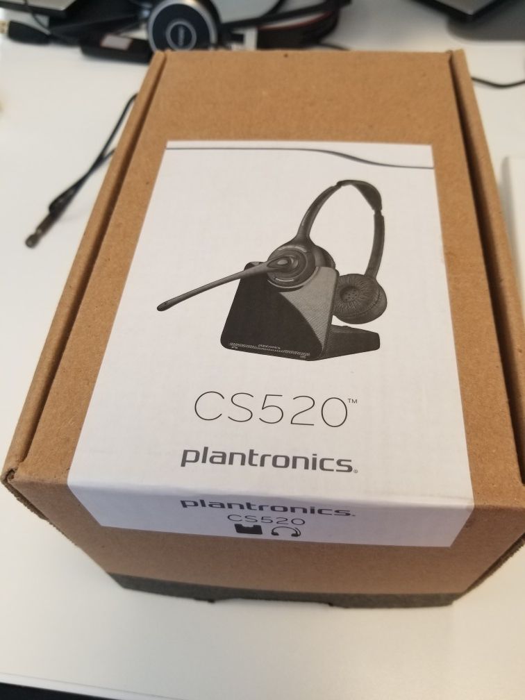 Platronics cs520 binaural wireless headset