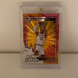 LeBron James bomb Squad Pink Laser /50