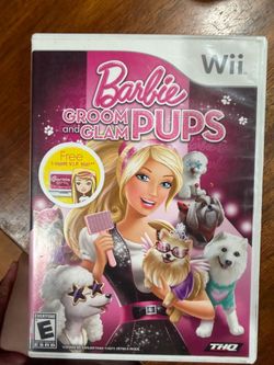 Wii Barbie groom and glam pups