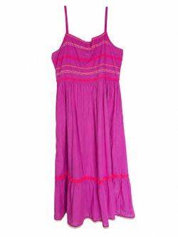 Girl's Cat & Jack Pink Boho Maxi Dress XL (14/16)