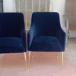 Blue Chairs Pre-owned $20 Each Chair Good Condition