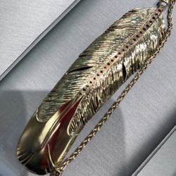 14k 34 grams Feather Pendant 