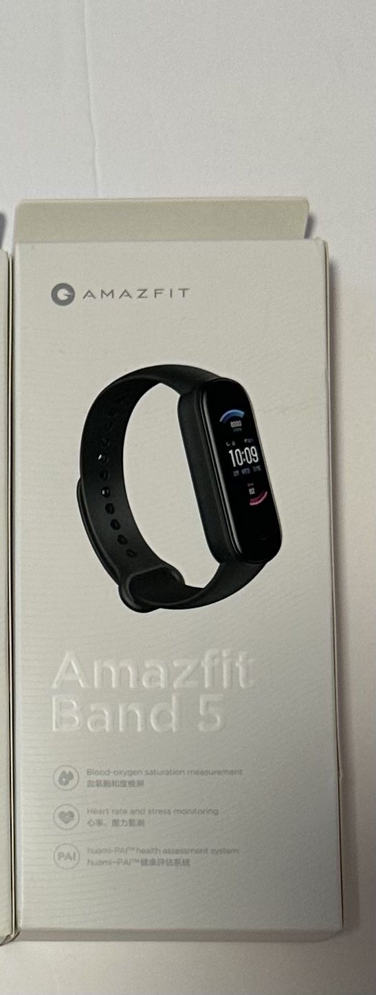 Amazfit Band 5: 15-Day Battery Life Fitness Tracker - Black Silicone