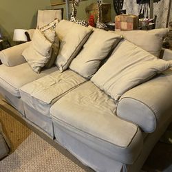 FREE SECTIONAL COUCH AND CHAIR OTTOMAN
