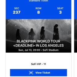 black pink ticket